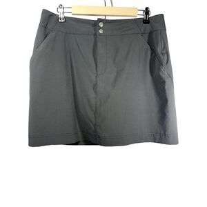 KATE LORD Women's Performance Mid-Rise Tour Golf Skort/Skirt Gray Size 12